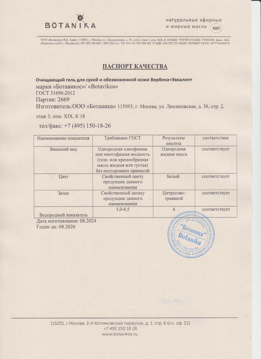Паспорт №082024